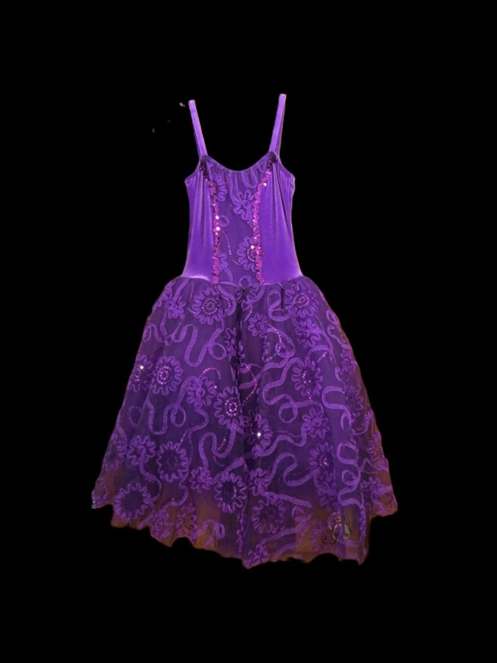 Purple Costume Dress - Sparkle Tulle Princess Purple Romantic Tutu